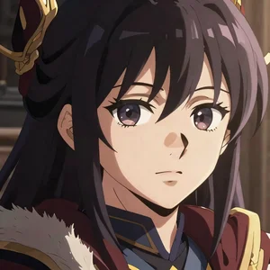 Anime fantasy mage portrait headshot
